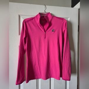 Nike Golf Tour Performance Pink Quarter-Zip Pullover